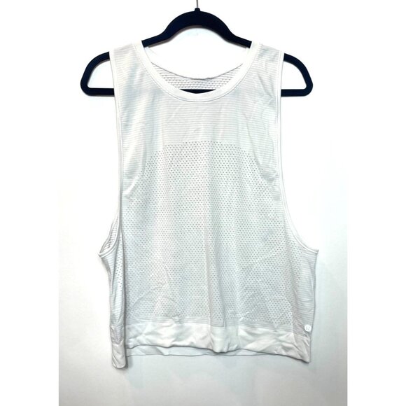 Lululemon Breeze By Muscle Tank II White Size 10 - Picture 6 of 10